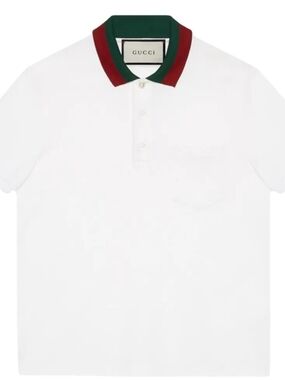 Gucci Classic Web Collar Polo Shirt